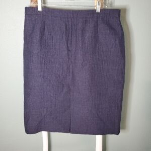 J Crew Wool Front slit skirt size 14